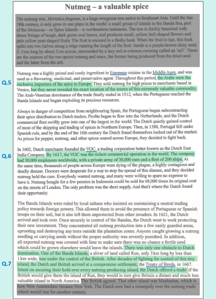 IELTS Reading - diagram completion