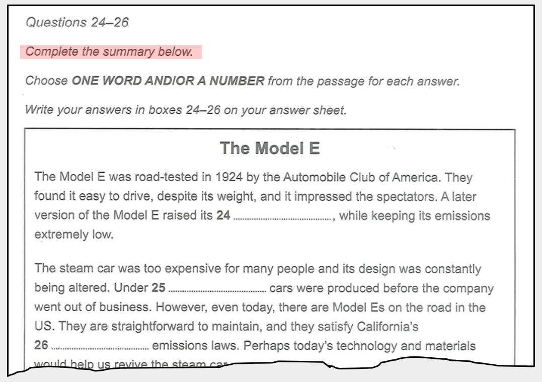 IELTS Reading - Matching information