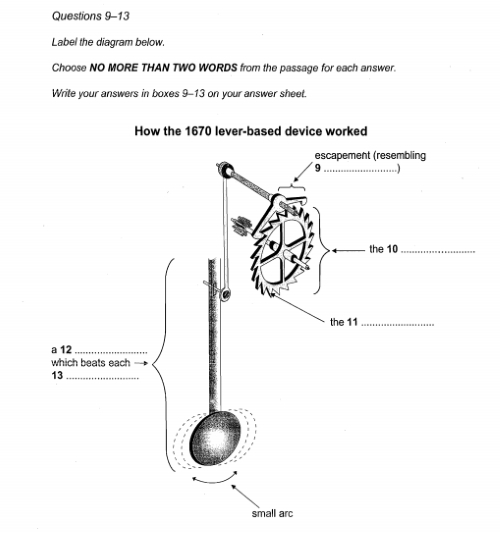 Reading Diagram labeling Q