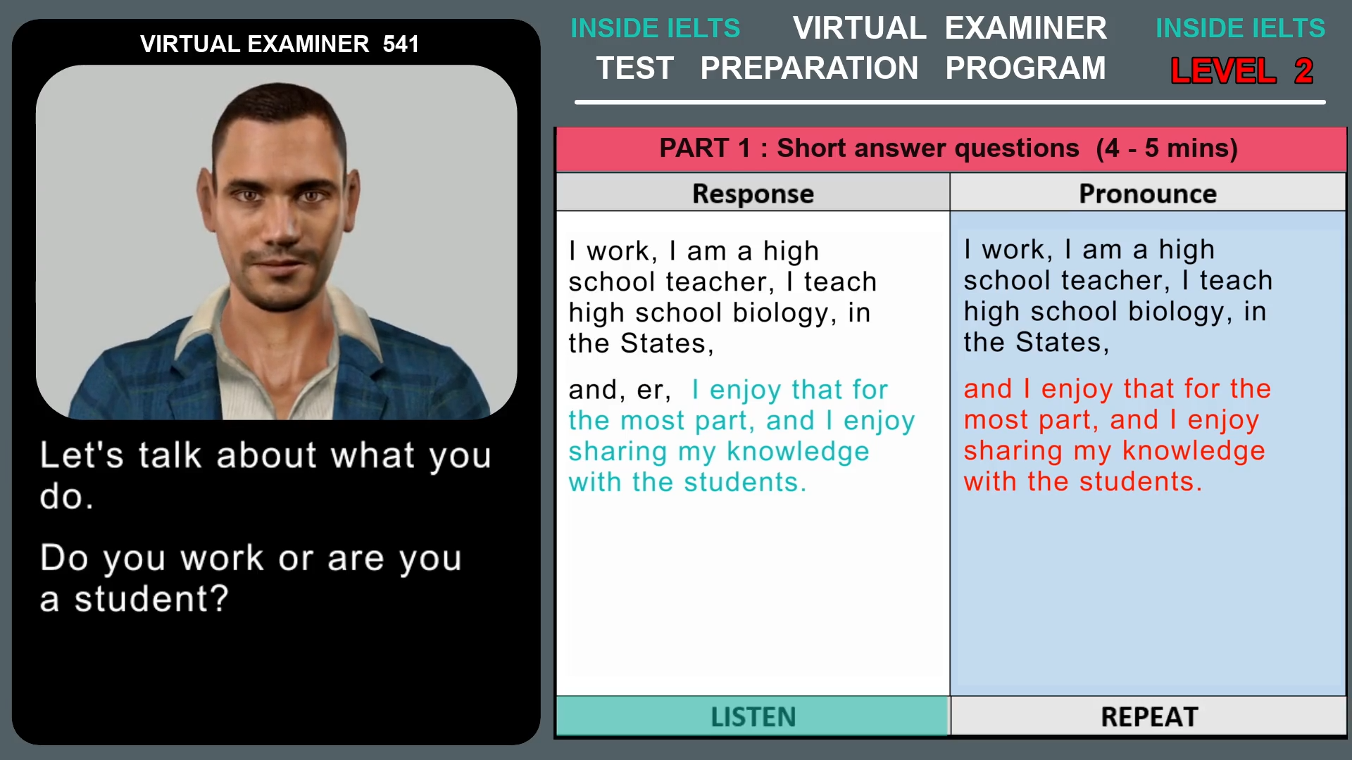 IELTS Speaking Test GRA