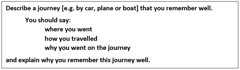 ielts Part 2 Speaking Test Qs