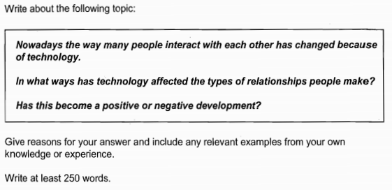 ielts writing test-2 evaluate